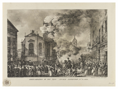 Conflagration of the Tron Church Edinburgh