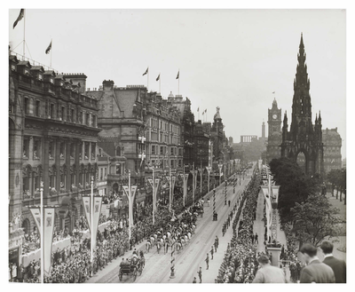 George VI, state entry into Edinburgh, 1937