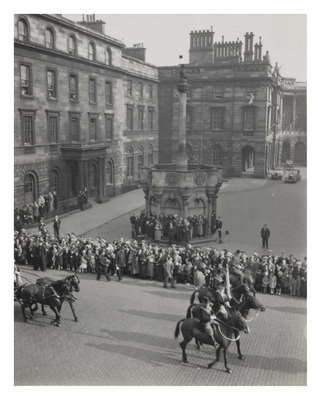 Coronation decorations for Royal Visit of George VI 