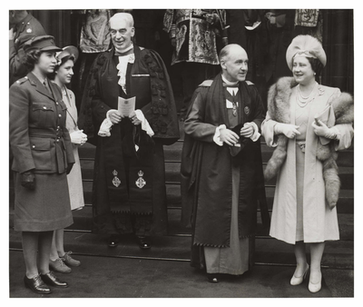 George VI and Queen Elizabeth visit to Edinburgh