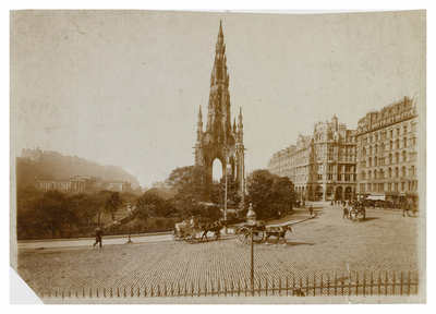 Scott Monument, Jenners, and Old Waverley Hotel