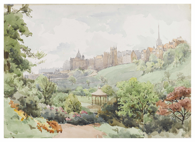 West Princes Street Gardens and the Old Town