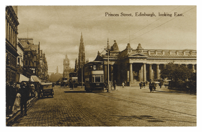 Princes Street Edinburgh, looking East