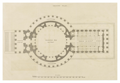 Ground Plan of the National monument for Scotland