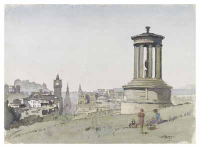 Calton Hill looking west